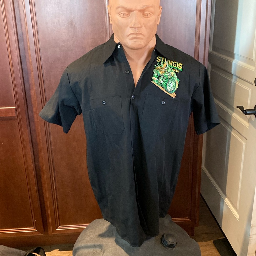 Men’s Sturgis Black Button Up